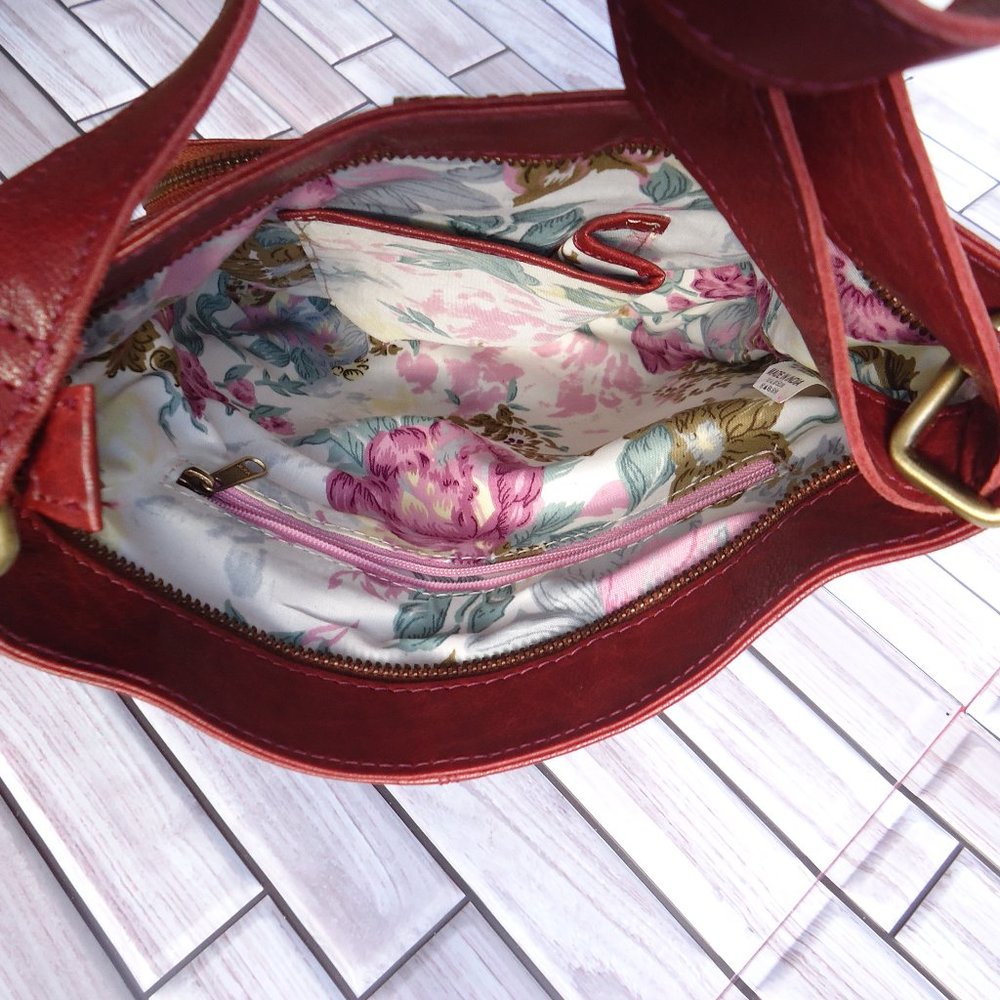 ESTALON genuine leather crossbody bag. - Picture 4 of 16